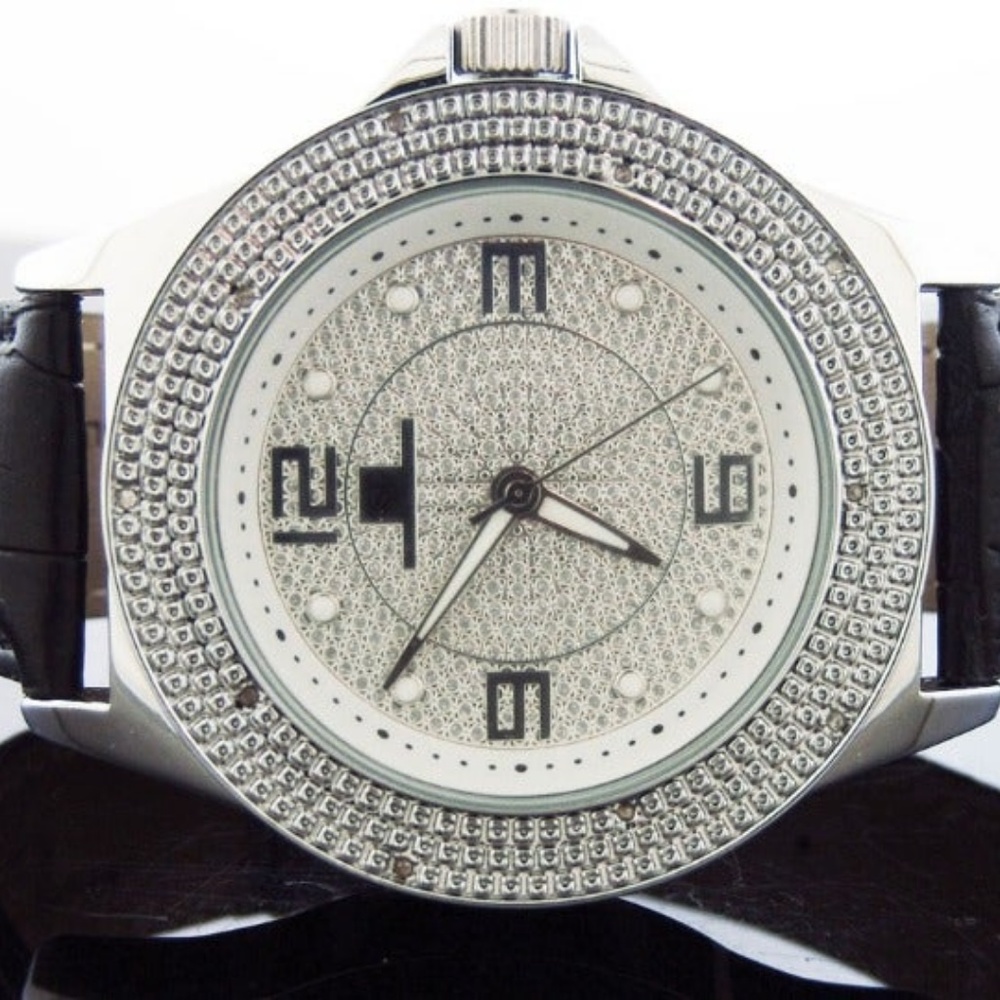 COPY - Super Techno Mens .10ct Diamonds Watch